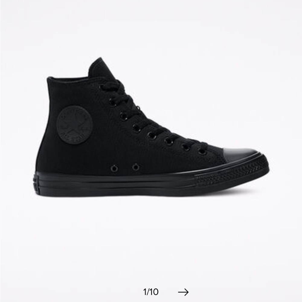 All Black Converse High Top